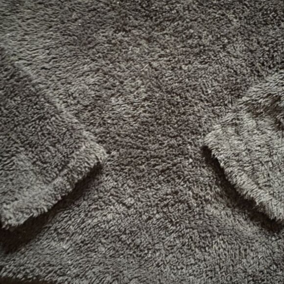 PINK Victoria's Secret Teddy Bear Sherpa Hoodie/Sweatshirt-Black-M-GUC - Picture 5 of 5